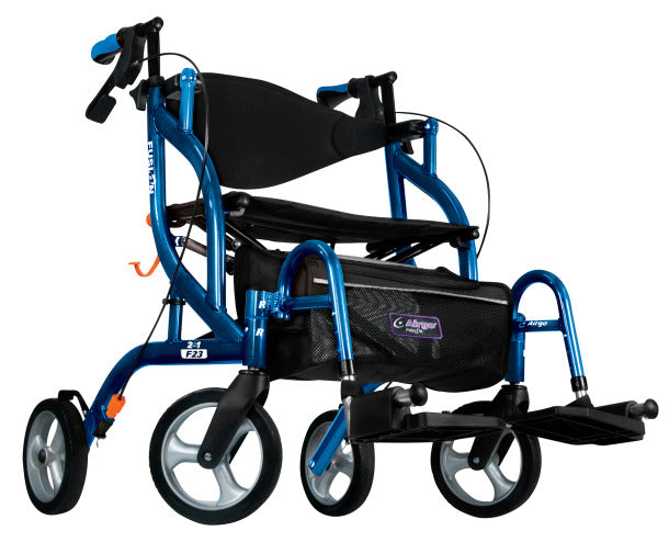 Drive Medical Airgo Fusion F23 Side-Folding Rollator & Transport Chair - Image 3