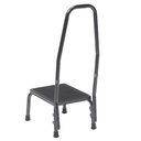 Footstool with Non Skid Rubber Platform and Handrail - Image 1