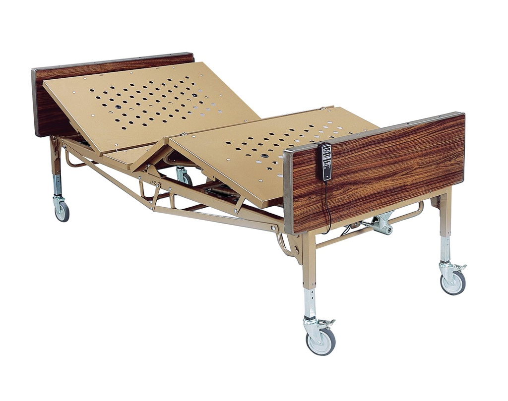 Full Electric Super Heavy Duty Bariatric Hospital Bed with 1 Set of T Rails - Image 2