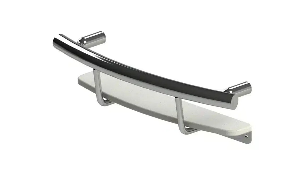 Healthcraft INVISIA Shampoo Shelf + Grab Bar - Image 1