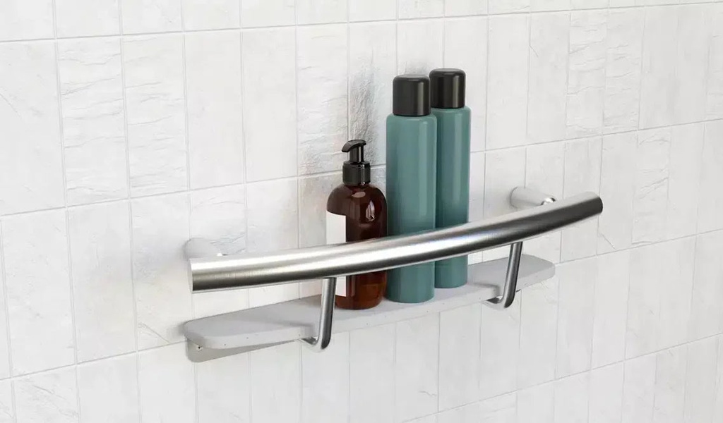 Healthcraft INVISIA Shampoo Shelf + Grab Bar - Image 4