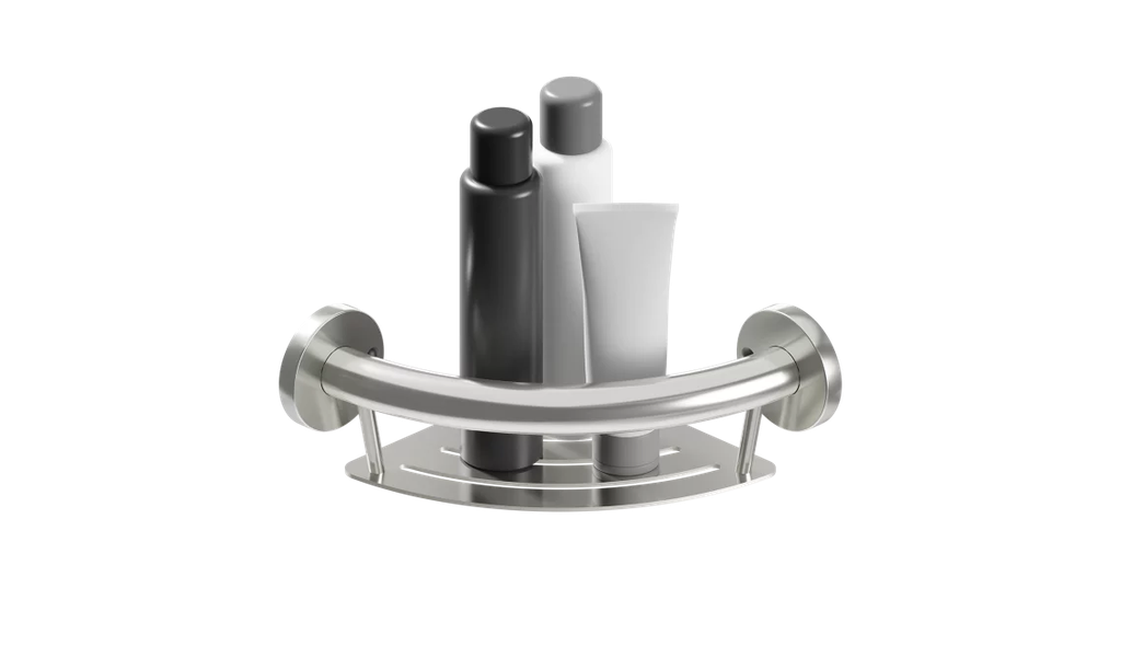 Healthcraft PLUS Corner Shelf + Grab Bar - Image 4