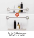 Healthcraft PLUS Shampoo Shelf 16″ + Grab Bar - Image 5