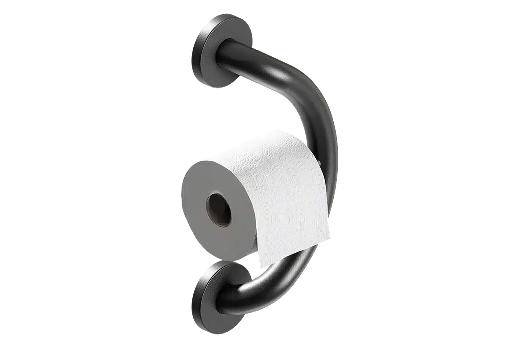 Healthcraft PLUS Toilet Paper Holder + Grab Bar - Image 2