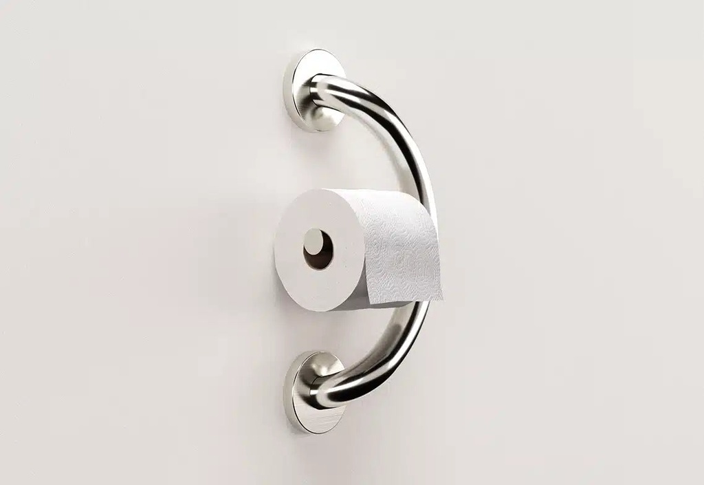 Healthcraft PLUS Toilet Paper Holder + Grab Bar - Image 4