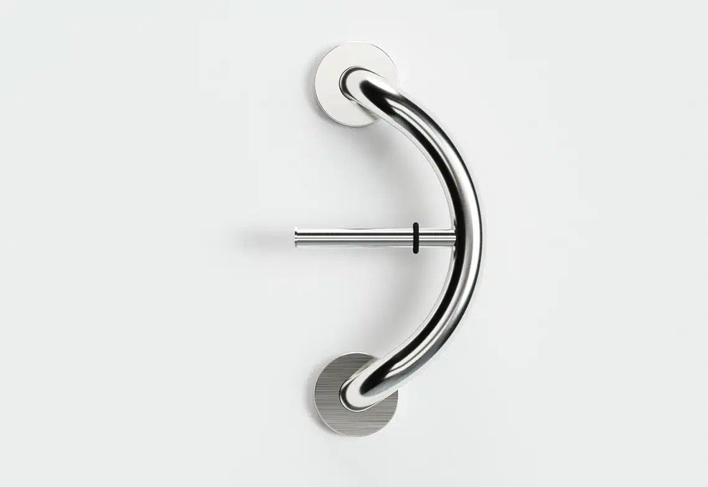 Healthcraft PLUS Toilet Paper Holder + Grab Bar - Image 5
