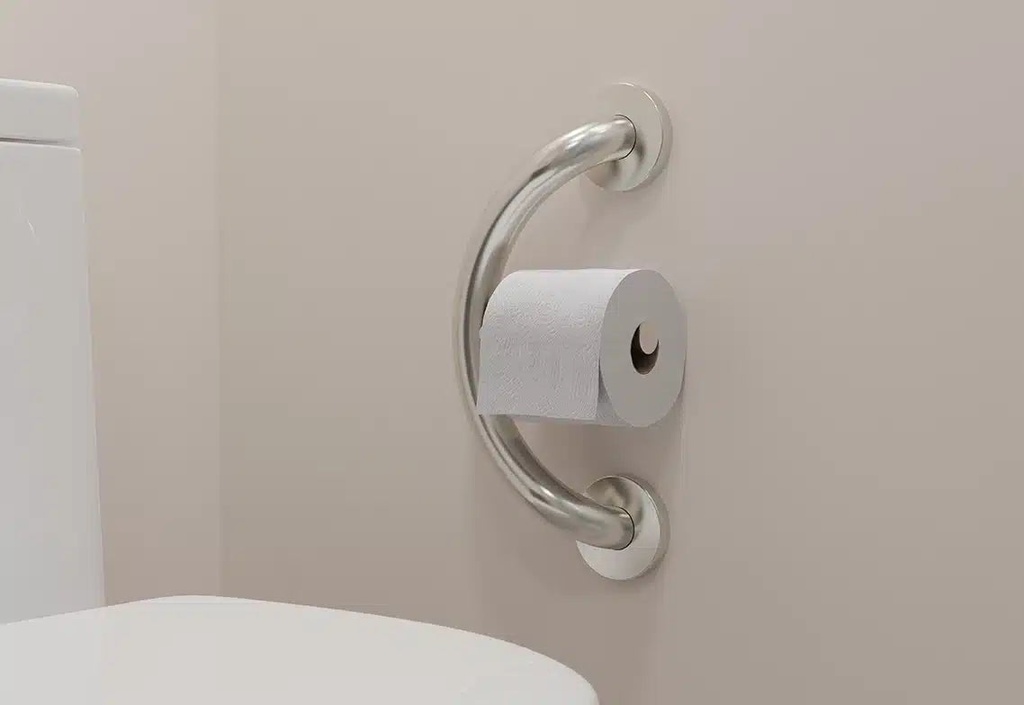 Healthcraft PLUS Toilet Paper Holder + Grab Bar - Image 10