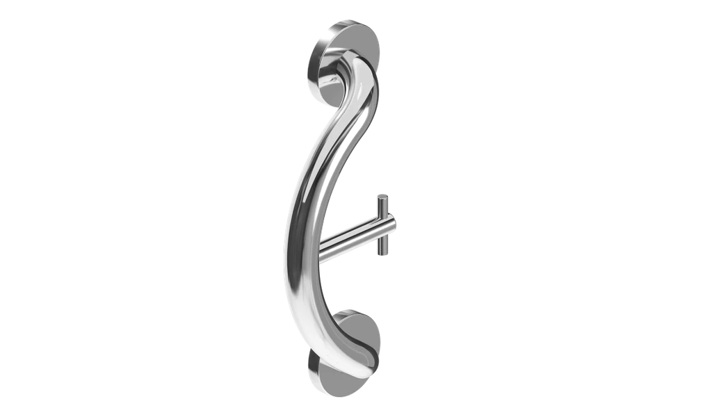 Healthcraft PLUS Towel & Robe Hook + Grab Bar - Image 1