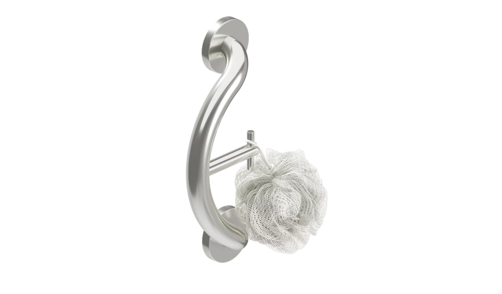 Healthcraft PLUS Towel & Robe Hook + Grab Bar - Image 2
