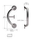 Healthcraft PLUS Towel & Robe Hook + Grab Bar - Image 10