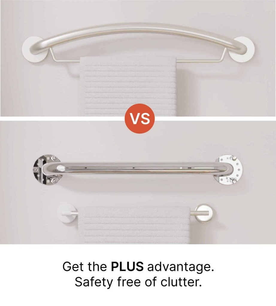 Healthcraft PLUS Towel Bar + Grab Bar - Image 3