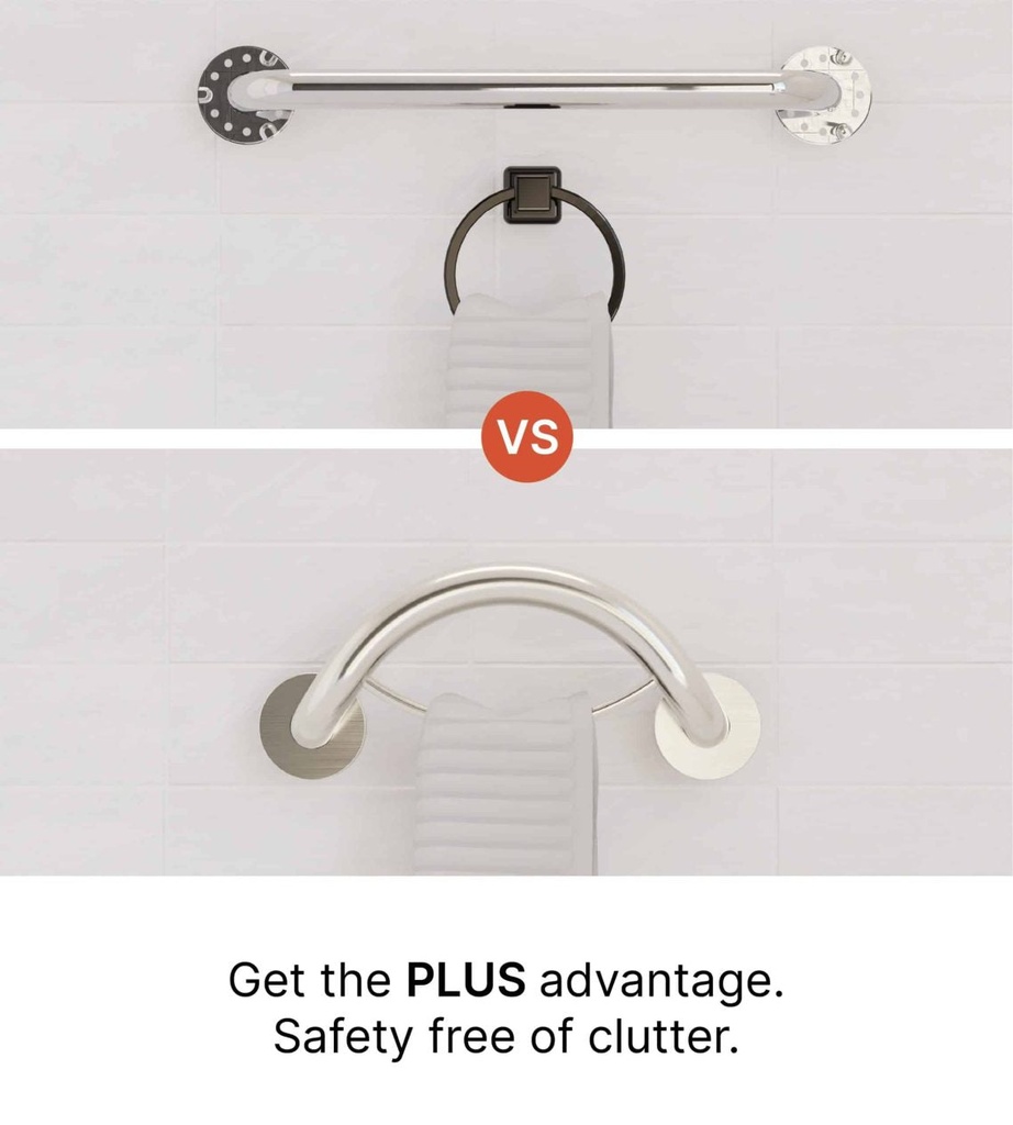 Healthcraft PLUS Towel Ring + Grab Bar - Image 6