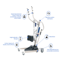 Invacare Reliant 350 Stand-Up Lift with Manual Low Base - Image 1