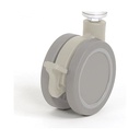 Lightweight Portable Shower Commode Chair with Casters - Image 2
