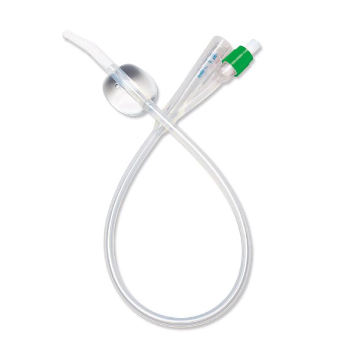 [DYND11500] Silicone 2-Way 100% Silicone Foley Catheter with Coude Tip, 10 cc (mL)