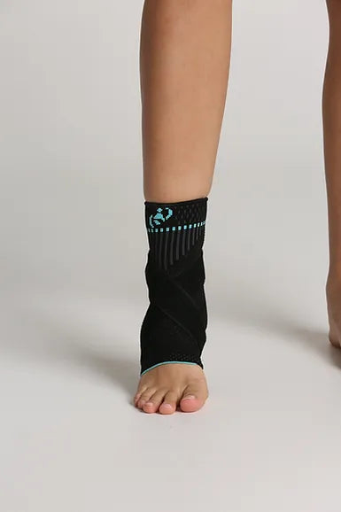 [REF-090.441] Morsa - Ankle Support Knitted with Silicone Pad - High Quality (BLACK, Medium)