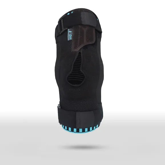 [REF-020.403] Morsa - Knee Support Knitted With Hinges (Half Open) - High Quality (BLACK, Left Leg, Medium)