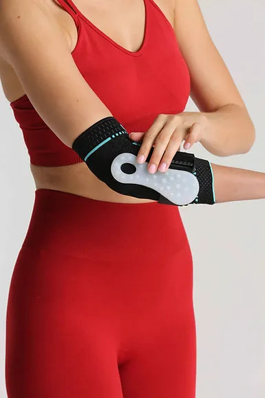 [REF-050.304] Morsa - Knitted Elbow Support - High Quality (BLACK, Medium)