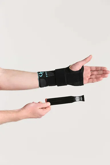 Morsa - Knitted Wrist Splint - High Quality (BLACK, Left, Small)