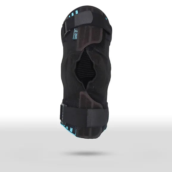 [REF-020.404] Morsa - RIGID KNITTED KNEE SUPPORT WITH HINGES (FULL OPEN) - High Quality (BLACK, Left, Medium)