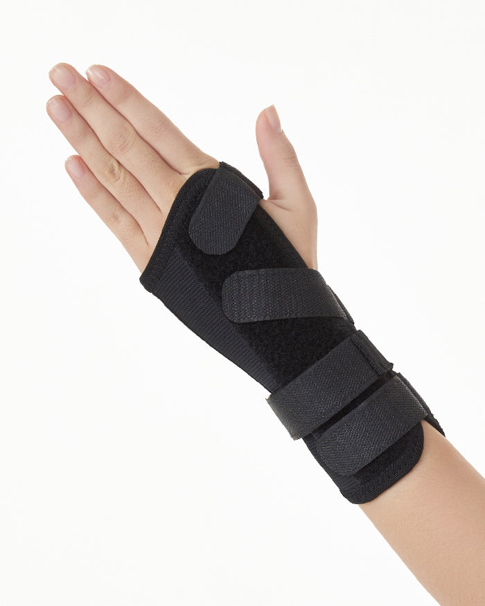 [DR-W007-ML] Dr. Med Wrist Palm Splint - Wrist Support for Strains & Sprains - Easy to Use & Allow Stabilization on the Wrist & Hand Region (Left, Medium)
