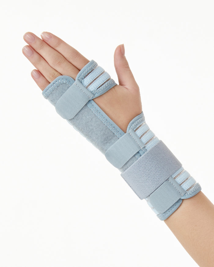 [DR-W140-ML] Elastic Wrist Brace & Wrist Palm Splint Best For Sprains, Strains and Instability of the Wrist - Easy to Wear & Contains Ventilated Elastics (Left, Medium)