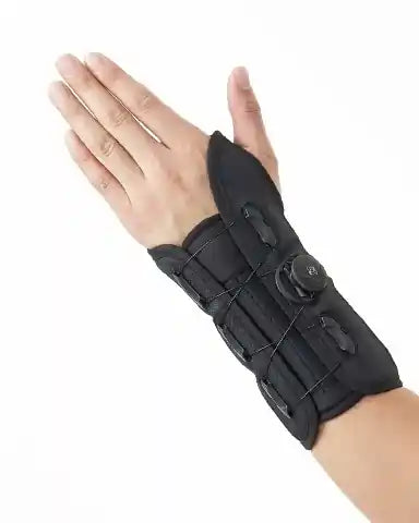[DR-W081-ML] Ventilated Wrist Motion Control with Boa - Easy Way to the User to Adjust the Compression Power - Secure Stabilization & Immobilization (Left, Medium)