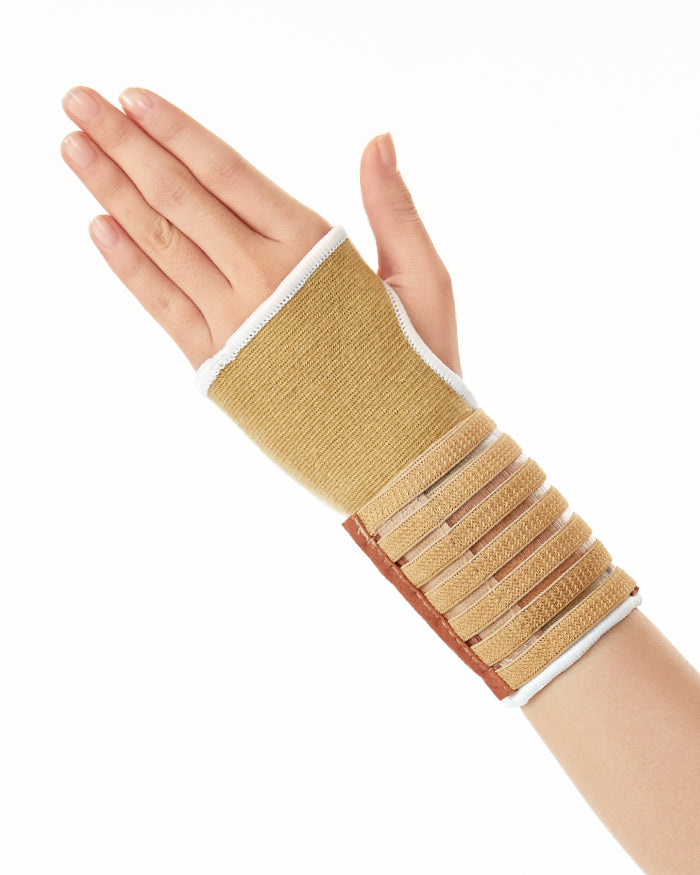 [DR-W008-S] Elasic Wrist Brace with Adjustable Wrap & Wrist Compression Sleeve for Support - Helpful, Easy & Simple Wear (Small)