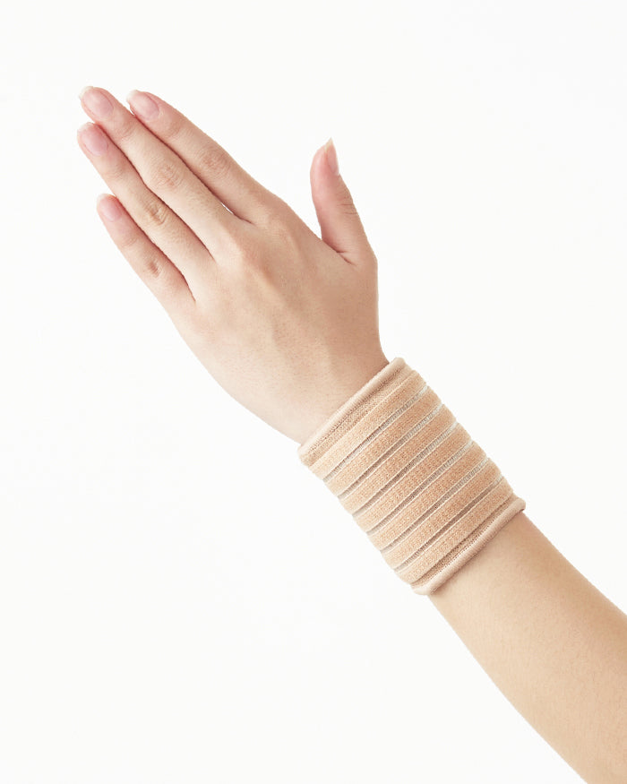[DR-W008-1-S] Elastic Wrist Compression Wrap for Carpal Tunnel - Adjustable Support & Compression Sleeve for Wrist Strains (Small)
