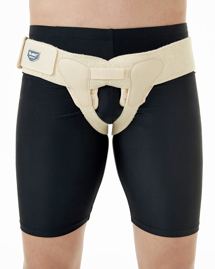 [DR-B130-M] Hernia Truss Band with Detachable Compression Pads (Medium)