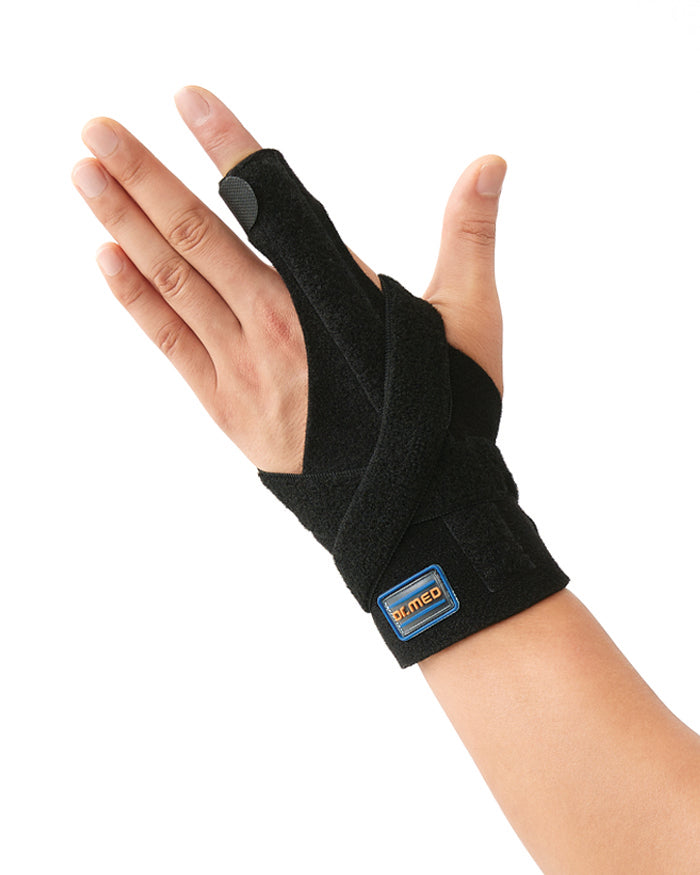 [DR-W132-6-U] MCP Joint Finger Splint Thumb PP Stay for Maximum Stabilization & Immobilization - Neoprene Materials for Firm Support