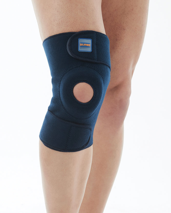 [DR-K009-U] Medical Knee Brace With Open Patella For Injury Recovery, Meniscus Tear & Protection Against Tissue Knee Brace Wraps With Side Stabilizer For Workout & Sports - Men & Women