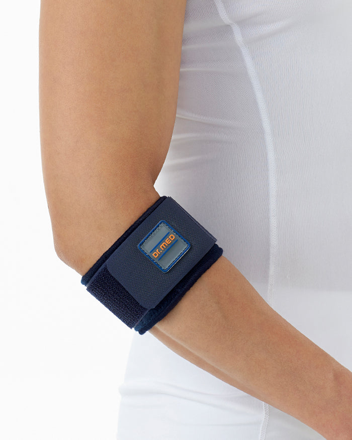 [DR-E001-U] Tennis Elbow Wrap with Epicondylar Pad Reduces the Pain Caused by Tennis/golfer’s Elbow - Easy & Simple Wear by Wrap Buckle Style