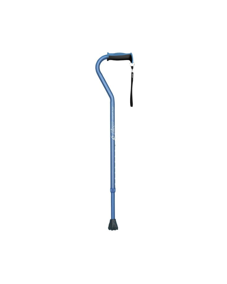 [Airgo Comfort-Plus Aluminum Cane, Offset Handle] Drivemedical Airgo Comfort-Plus Aluminum Cane, Offset Handle