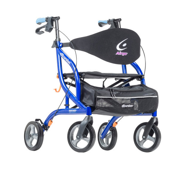 [Airgo eXcursion XWD Lightweight Side-fold Rollator] Drivemedical Airgo eXcursion XWD Lightweight Side-fold Rollator