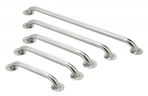 [MDS86012CHR] Medline - GRAB BAR KNURLED CHROME (12")