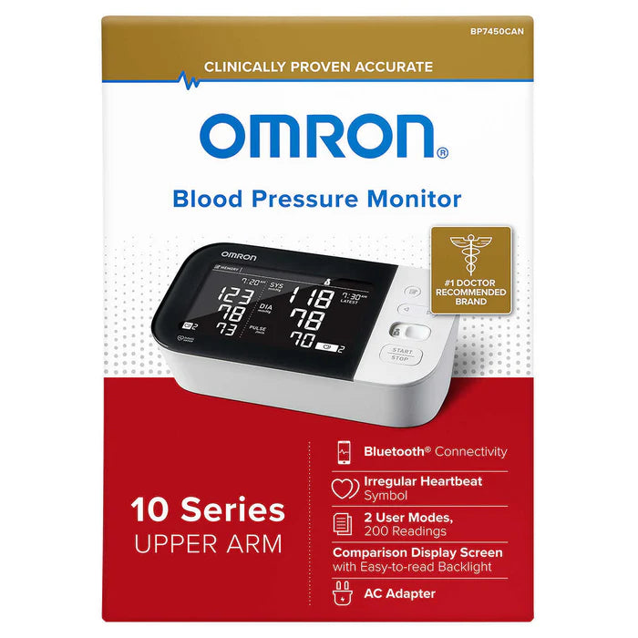 [BP7455CAN] Omron BP7455 Blood Pressure Monitor With Bluetooth Connectivity