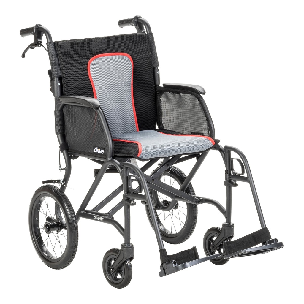 [AFT18BK-SF] AeroFly™ Ultra-Lite Transport Chair (Matte Black)