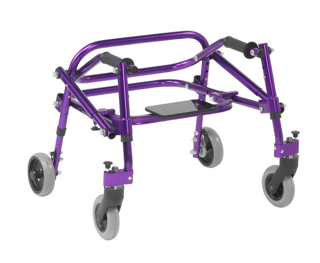 [KA2200S-2GCR] Nimbo 2G Lightweight Posterior Walker with Seat (Castle Red, Small)