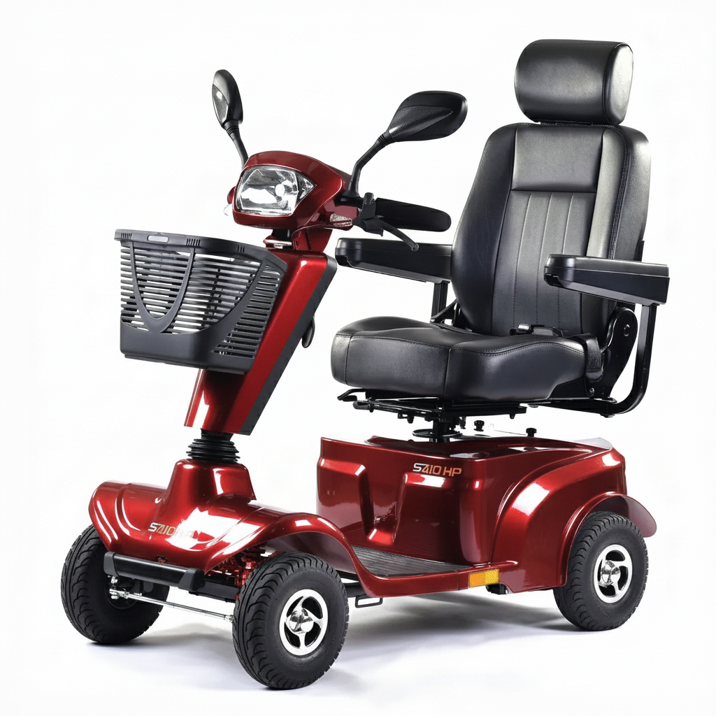 Fortress S410 Mobility Scooter (S410, Black)