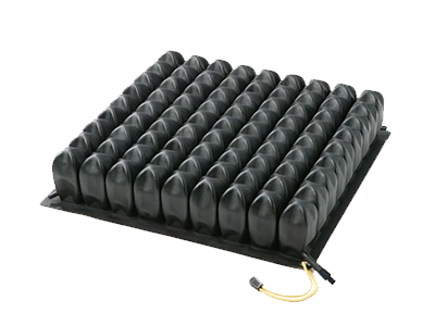 ROHO® MID PROFILE Single Compartment Cushion with Cover (1R77MPC 14”w x 14”d x 3”h (35 cm x 35 cm x 7 cm), Single Valve)