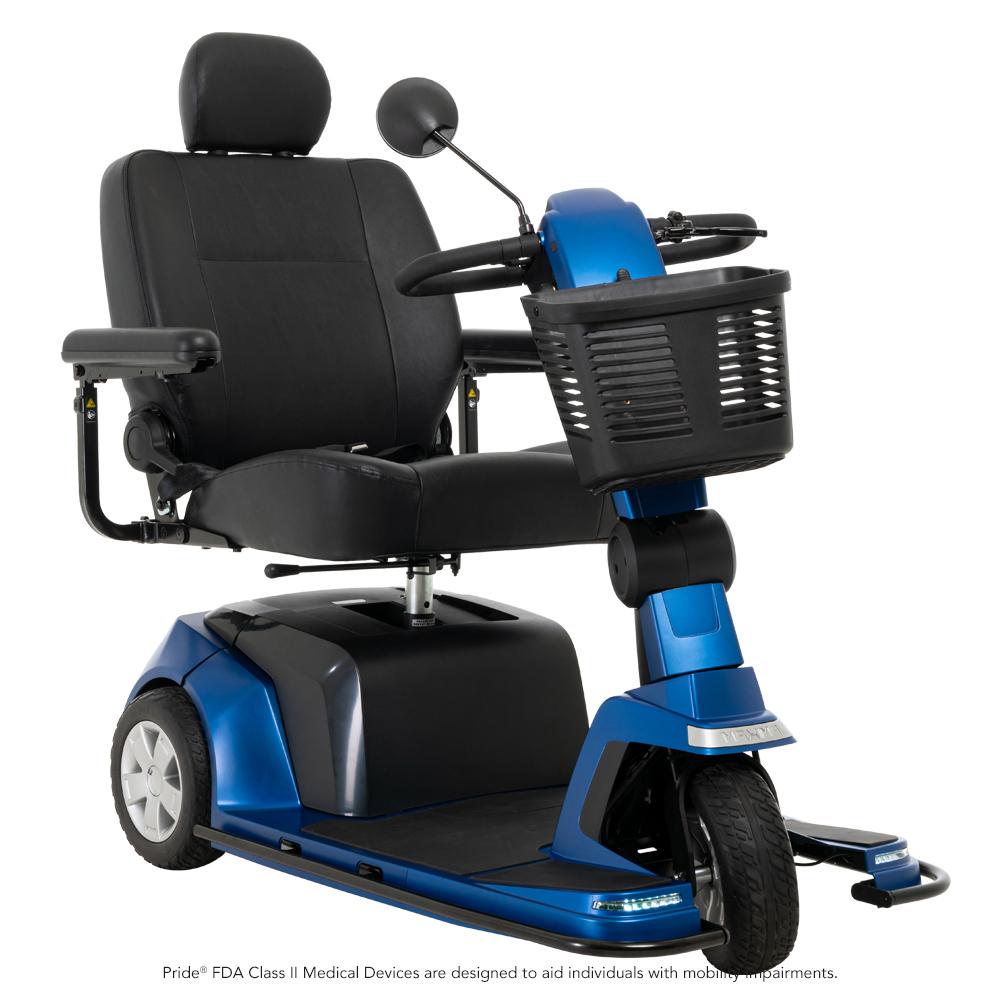 [SC900] Pride Mobility Maxima 3-Wheel Mobility Scooter (Garnet Red (Matte), Standard (Non-powered))