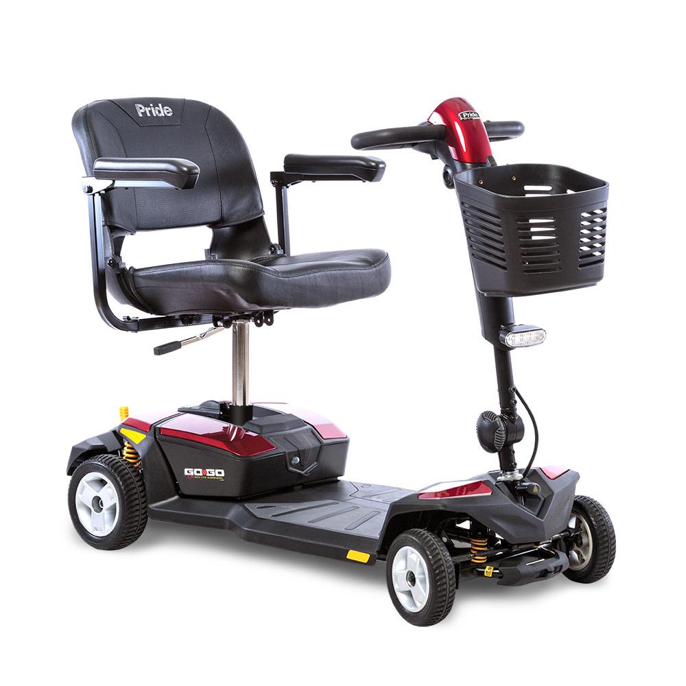 Pride Mobility Go-Go LX with CTS Mobility Scooter (BLUE)