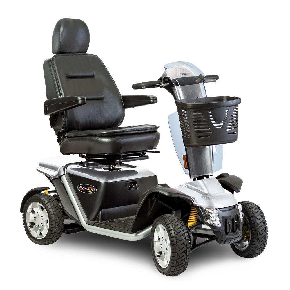 Pride Mobility Pursuit® XL 4-Wheel Mobility Scooter (RED, Group 24 (75AH))