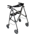 NEW! Stander Space Saver Rollator - Black Walnut
