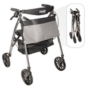 NEW! Wonder Rollator Plus 8-inch Wheels - Black Walnut
