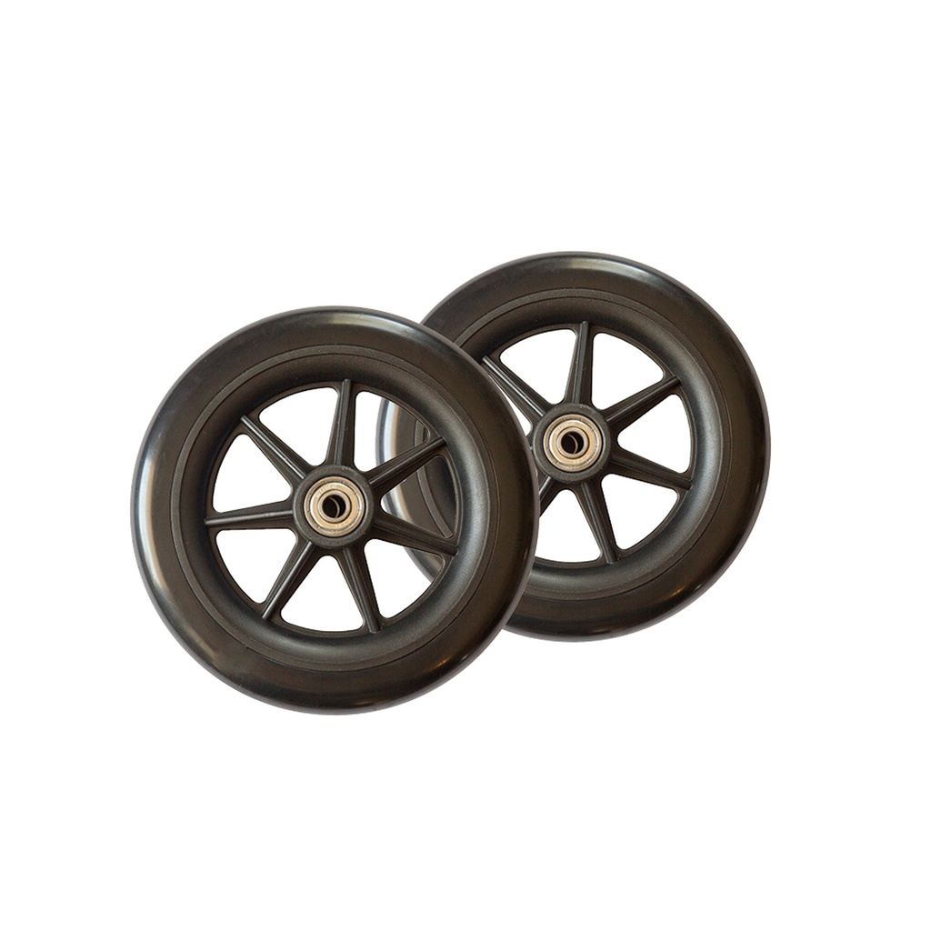 [4301] +6-inch Wheels for Walker / Rollator (Pair)