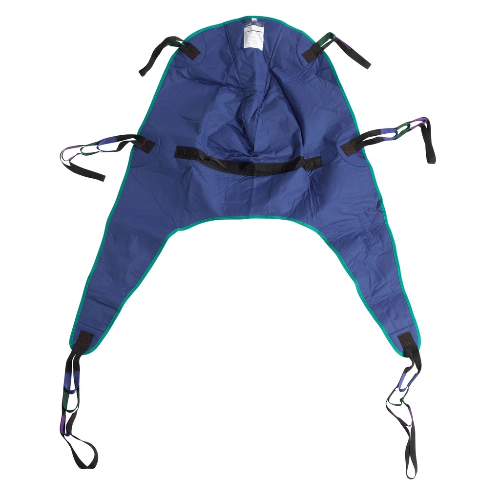 Divided Leg Patient Lift Sling with Headrest (Medium)