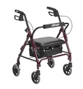Junior Rollator Rolling Walker with Padded Seat